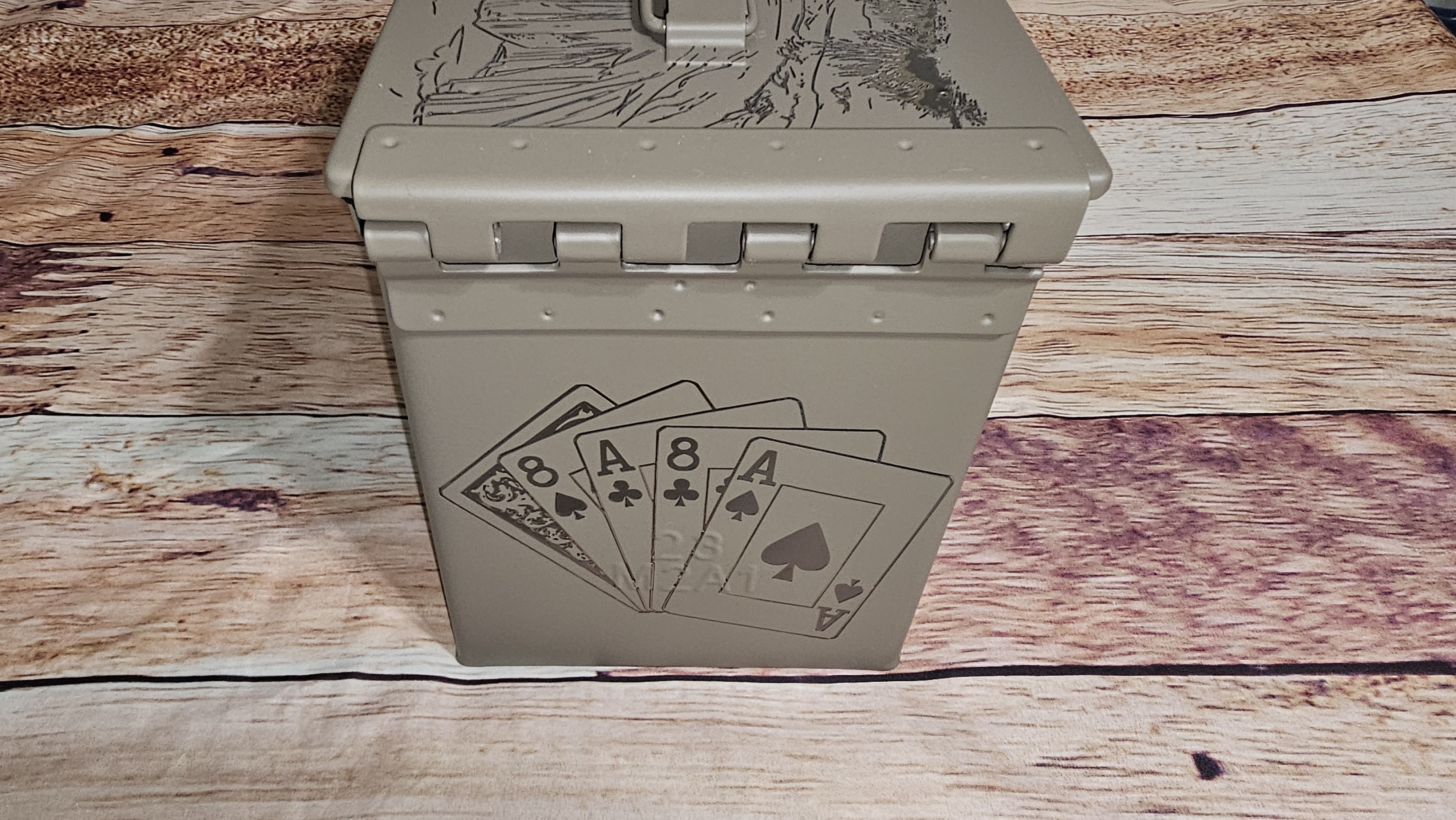 Custom Ammo Can - Laser engraved metal storage